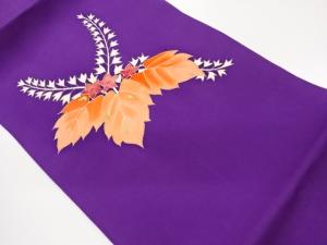 金彩塩瀬手描き桐模様名古屋帯
